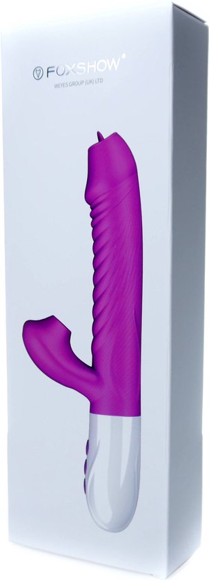 Vibromasseur - Vibromasseur en silicone USB 7 positions, Violet