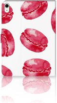 Bookcase Hoesje iPad Air (2020/2022) 10.9 inch Tablet Hoes met Standaard Pink Macarons