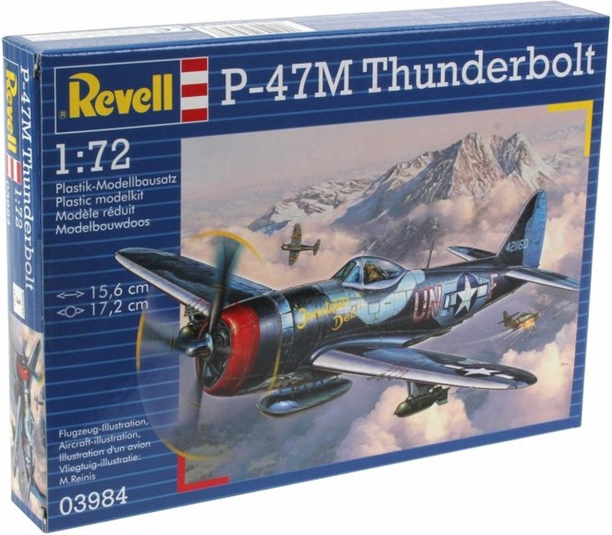 Revell Modelbouwpakket Vliegtuigen - 03984 P-47 M Thunderbolt Plastic - 1:72 - Modelbouw — afbeelding 2