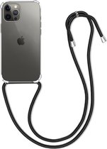 Coque iPhone 13 Pro avec cordon antichoc - Coque iPhone 13 Pro avec cordon transparent - Coque iPhone 13 Pro avec cordon de protection - Transparent