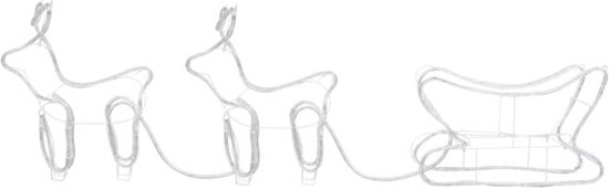 vidaXL-Buitenkerstversiering-rendieren-en-slee-576-LED's