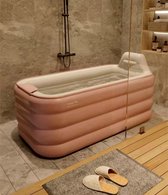 Opblaasbaar Bad - Roze - Inclusief Air-Pomp - 1.6 Meter - Opblaasbaar ligbad - Opblaasbare badkuip - Zitbad