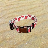 Verstelbare Honden Halsband - voor Groot en Kleine honden - Watermeloen print - Adjustable Dog Collar - For Big and Small Dogs - Watermelon