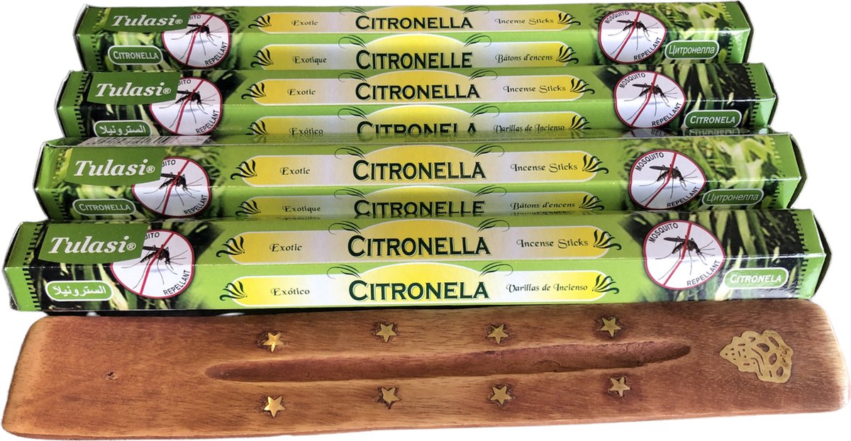 Tulasi wierook Tulasi Citronella Wierook Anti Muggen Citronella Wierook