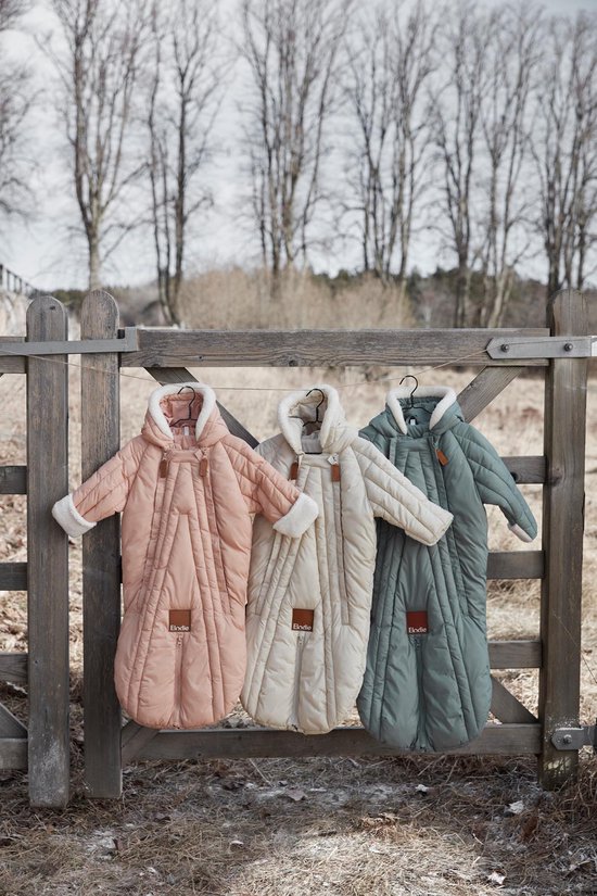 Elodie Baby Overall- Skipak Baby - Baby Voetenzak - Voetenzak autostoel -Blushing Pink - 6/12 maanden van Elodie — afbeelding 4
