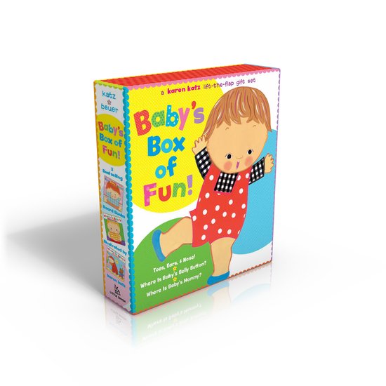 Babys Box of Fun A Karen Katz LifttheFlap Gift Set Where Is  ... - cover