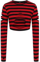 Banned Crop top -2XL- CHANTREA Rouge