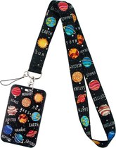 Moodadventures - porte-passe avec porte-clés Planets - porte-badge