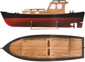 Turkmodel - Motor Boot - Houten Modelbouw - 1:35