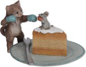 MadDeco - ludiek - beeld - kat - bokst - muis - gebak