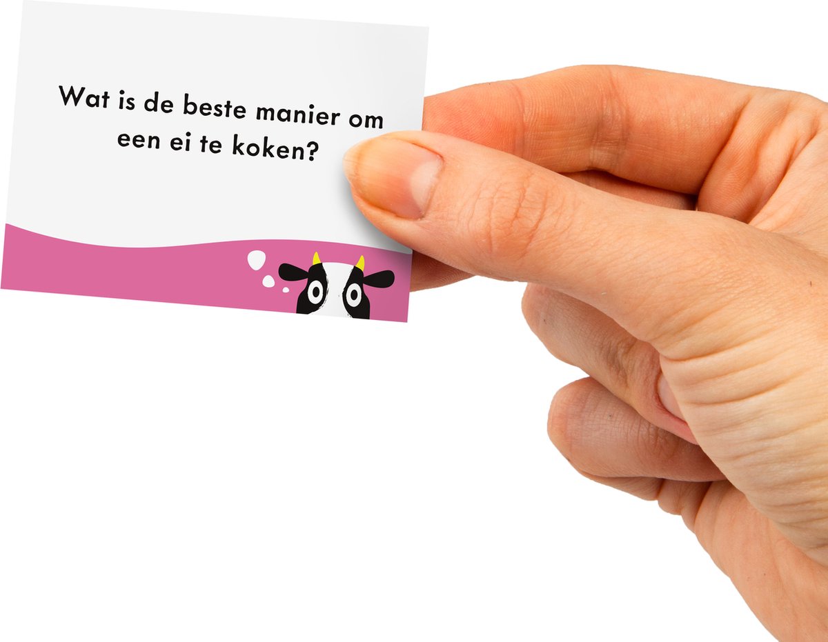 Megableu Kuddegedrag - Partyspel voor Grote Groepen - Grappig Familiespel Vanaf 10 Jaar - 4-20 Spelers - Denk als de Kudde of Krijg de Roze Koe — afbeelding 5