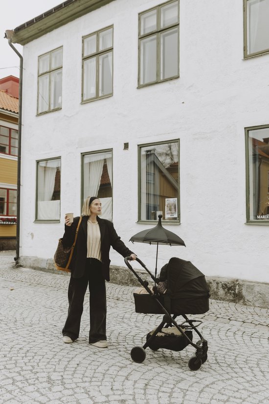 Elodie Mondo Draagmand - Mondo Reiswieg buggy - Plooibuggy - Wandelwagen- Kinderwagen-Black van Elodie — afbeelding 4