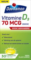 Bol.com Davitamon Vitamine D³ 70 mcg - Vegan - 30 vitamine D capsules aanbieding