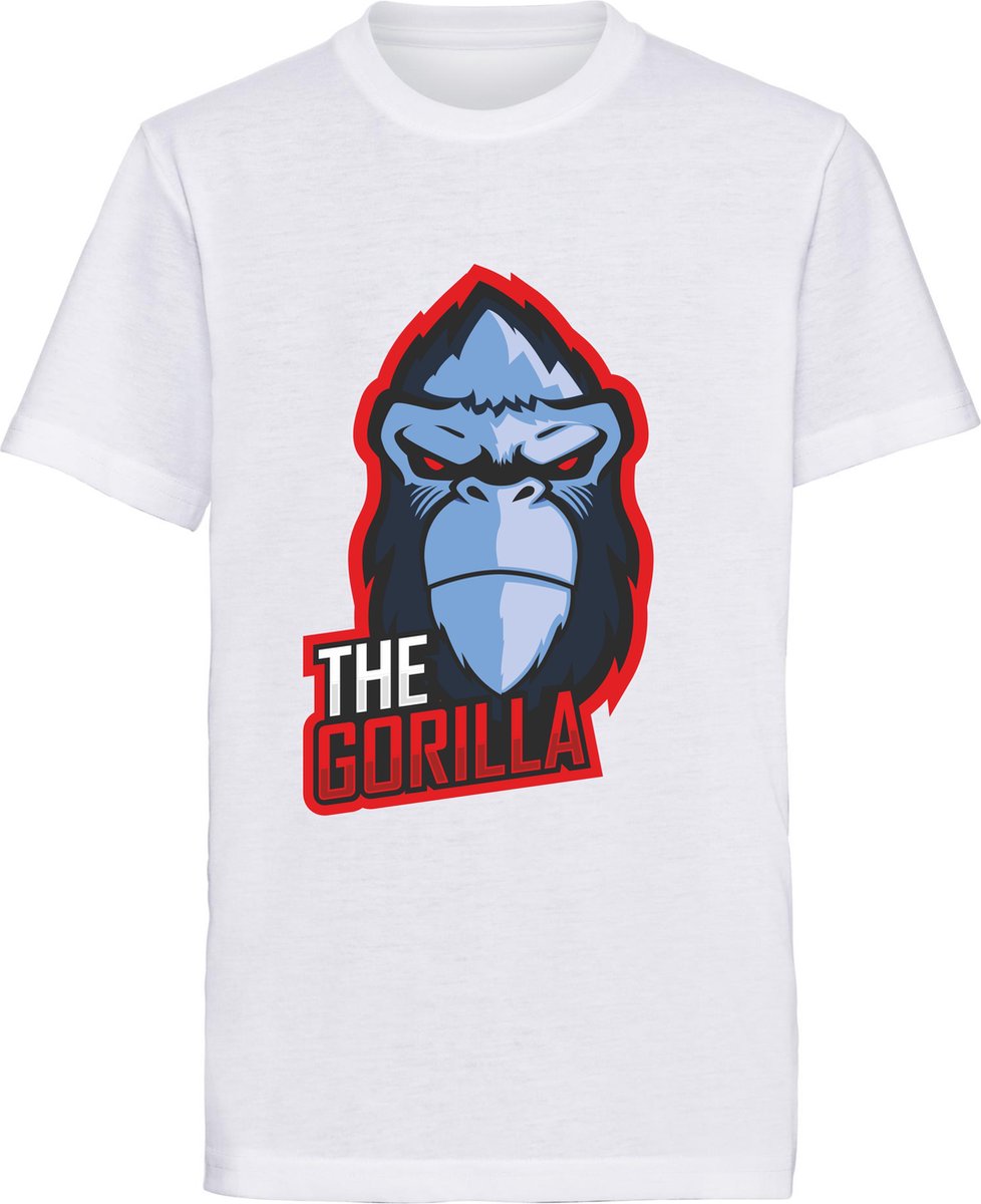 The Gorilla - Gorilla T-shirt - T-shirt Kinderen - Maat 164 (13 - 14 Jaar)
