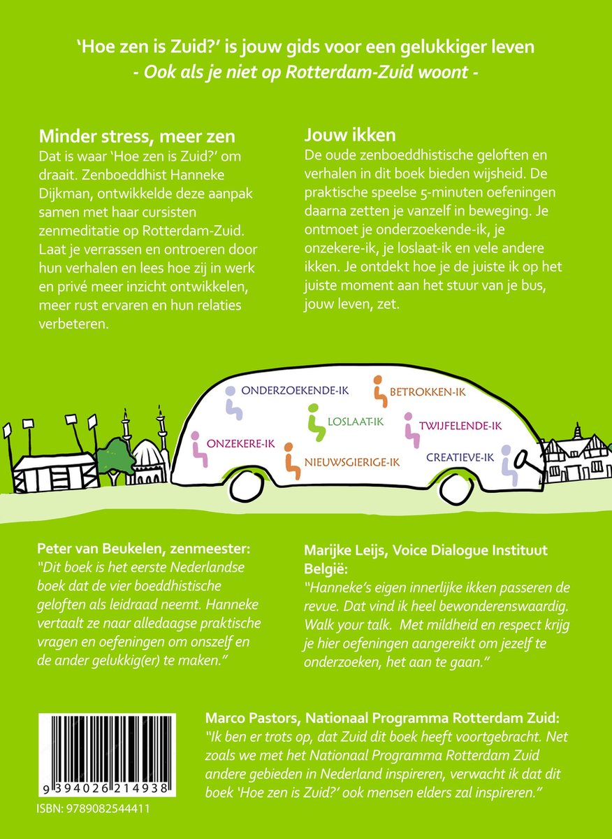 Hoe zen is Zuid? De weg van vier geloften met een bus vol ikken - back cover