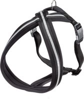 Adori Nylon Soft Harness Cross Black&Reflective - Harnais pour chien - 70-96X2.5 cm