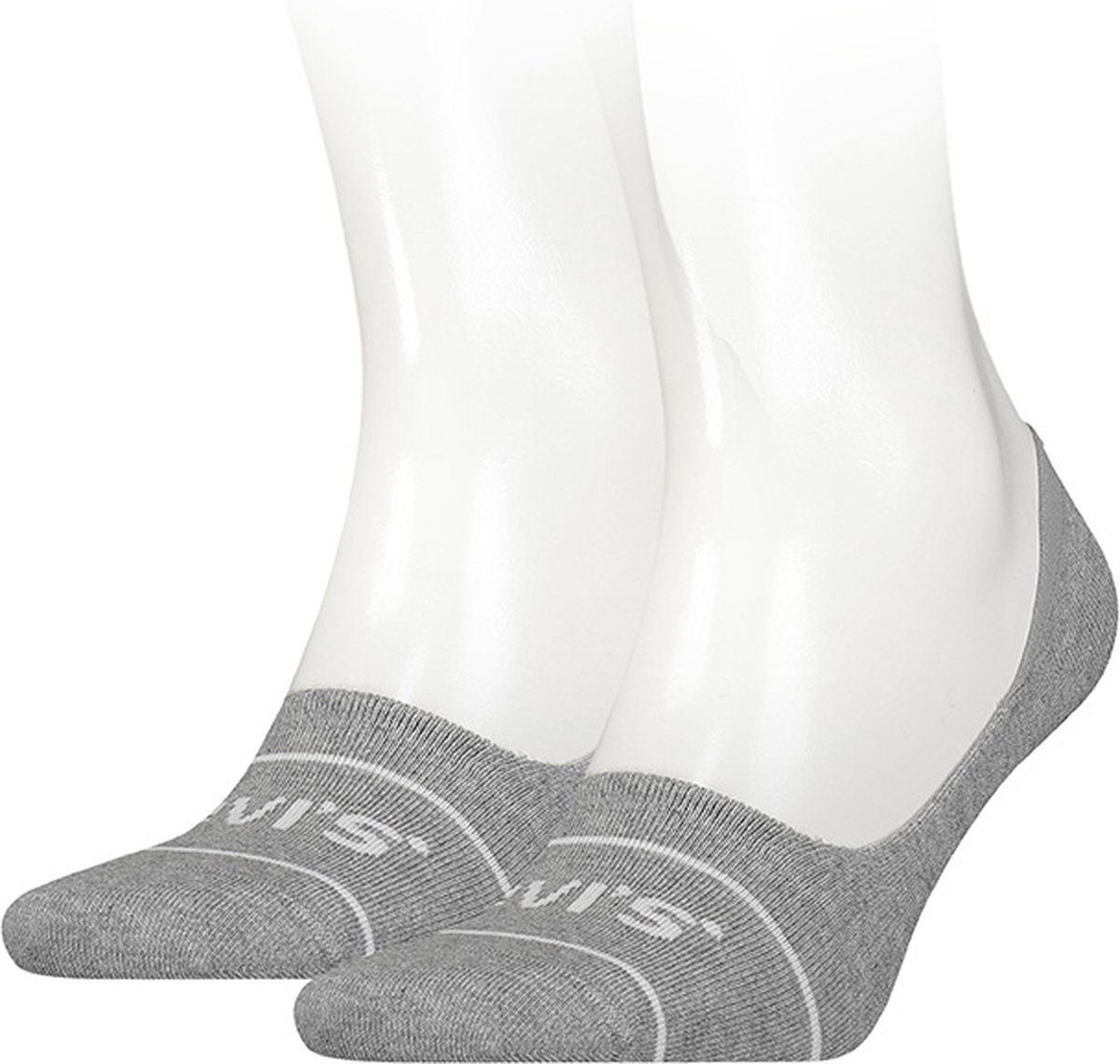 Levi’s unisex 2P footies sport Grijs