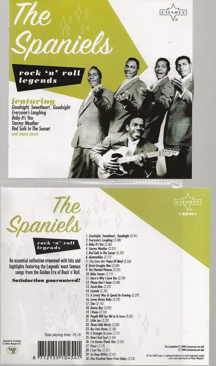 THE SPANIELS - ROCK 'N ROLL LEGENDS