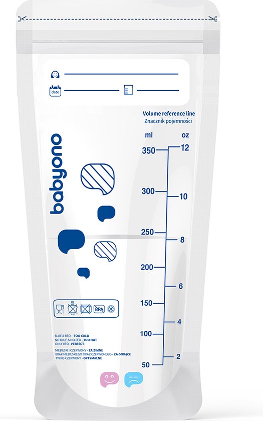  - Baby Ono 30 stuks Moedermelk Bewaarzakjes met Warmteindicator 1099/01