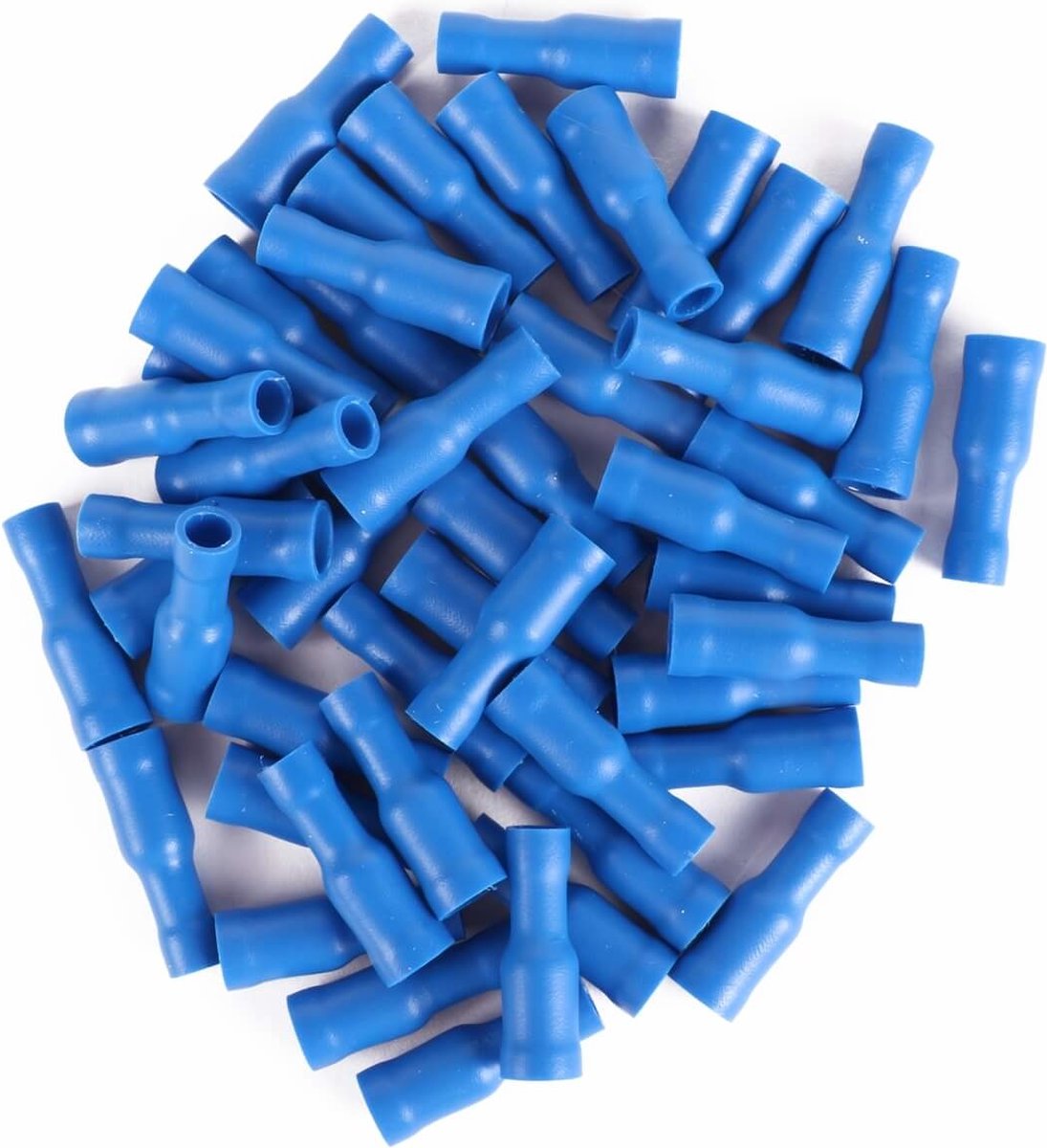 Hofftech Kabelschoen - Female - Rond 1.5 mm² 2.5 mm² Stift - Ø : 4 mm Volledig Geïsoleerd Blauw - 50 stuks