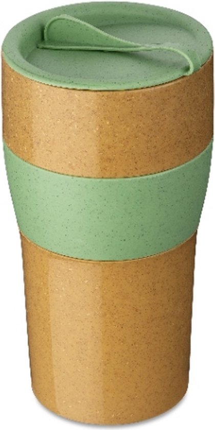 Poëzie boog draadloze Herbruikbare Koffiebeker met Deksel, 0.7 L, Organic, Blad Groen - Koziol |  Aroma To Go XL | bol.com
