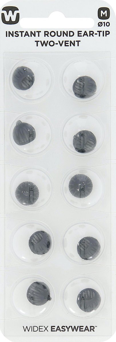 Goedkoopste Widex - Coselgi - oortips - Dome - Tip - luidsprekers - easywear thintube - Instant Round two-vent ear-tip M