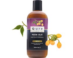 Neemolie 100ml | 100% Puur & Onbewerkt | Koudgeperste Neem Olie voor mens, dier en planten