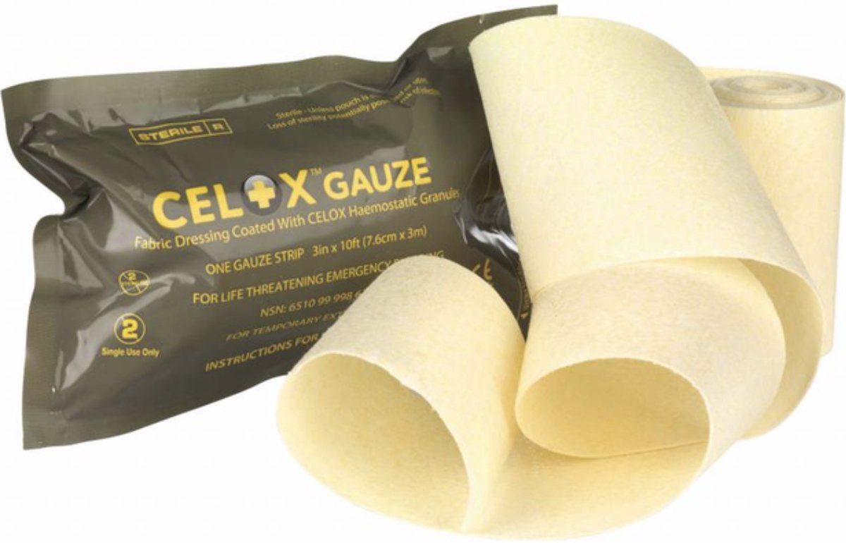 Goedkoopste Celox gauze bloedstelpend verband