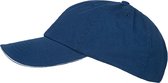 Hatland - UV-Baseball pet voor volwassenen - Arno - Marineblauw - maat Onesize