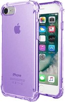 Smartphonica iPhone 6/6s transparant siliconen hoesje - Paars / Back Cover geschikt voor Apple iPhone 6/6s