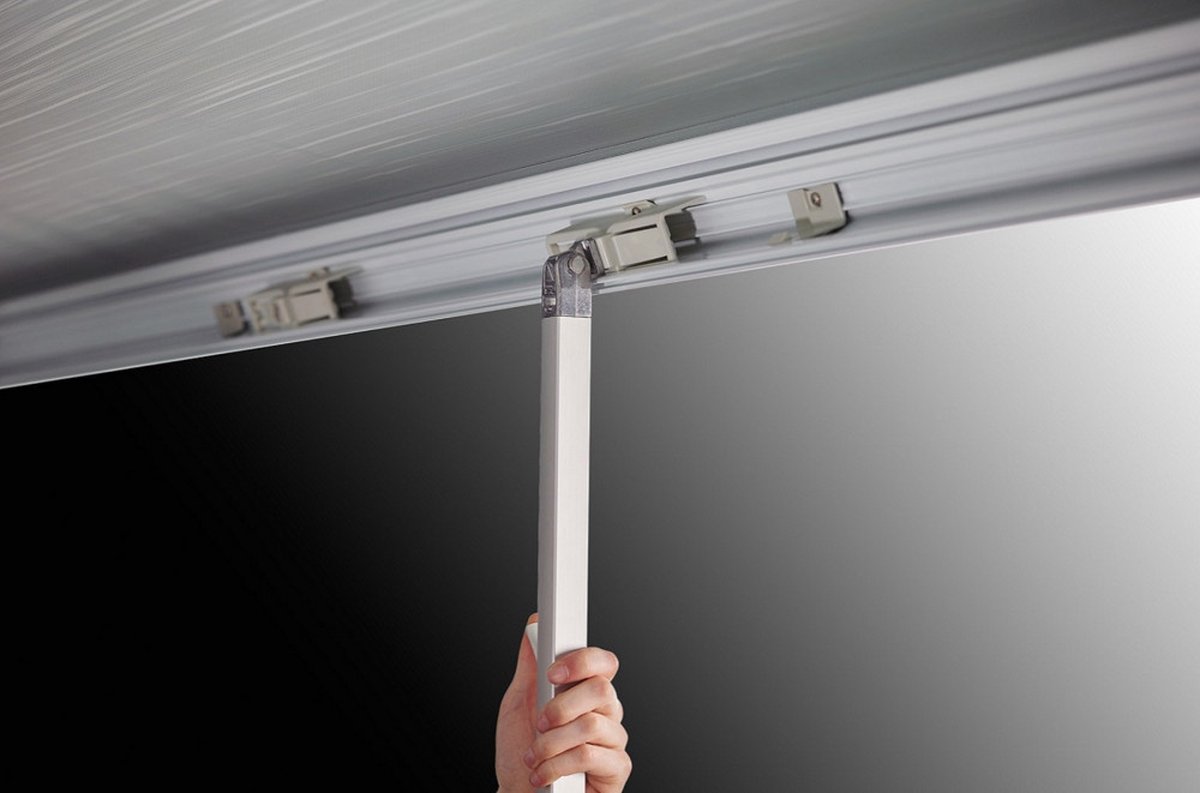 STORE 8000 MOTORISÉ BLEU SAPHIR 5,00 M BOÎTIER BLANC - THULE