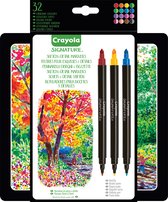 Crayola - Signature - Hobbypakket - 16 Viltstiften Dubbele Punt