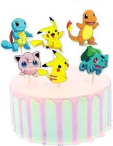 Cupcake Decoratie - Pokémon - Taarttopper - Pikachu - 12 stuks