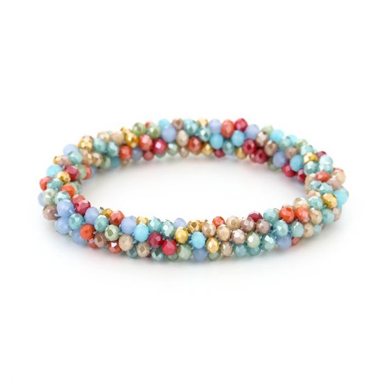 Michelle Bijoux Bracelet Petites Perles Taille Unique Bleu Mix JE13824