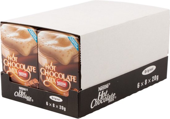 Foto: Nestl hot chocolate mix 6 doosjes 8 sticks