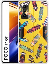 Xiaomi Poco F4 GT Hoesje Skateboards - Designed by Cazy