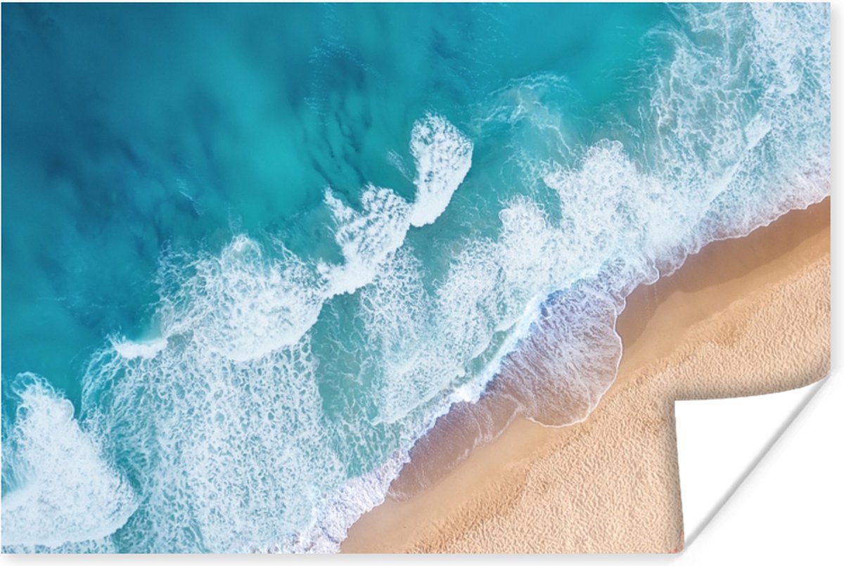 Poster Strand - Water - Zee - 90x60 cm