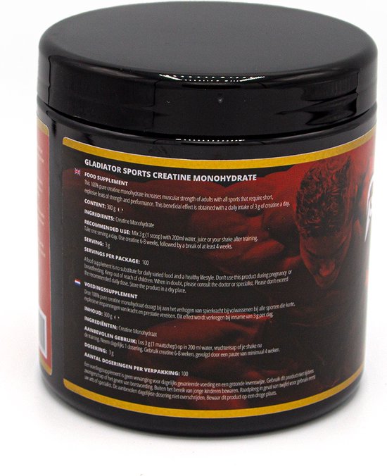 Gladiator Sports Creatine Monohydraat 3060