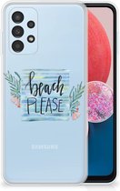 Smartphone hoesje Geschikt voor Samsung Galaxy A13 4G TPU Case Transparant Boho Beach