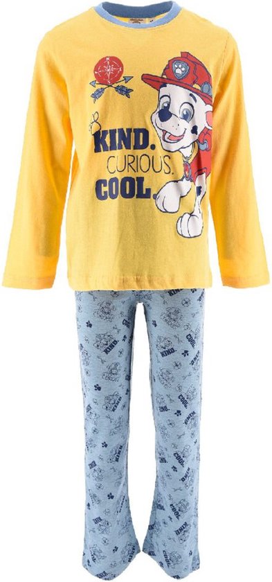 Paw Patrol Pyjama - Bio Katoen - Geel - 98