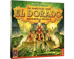 999 Games - De Zoektocht naar El Dorado - Gevaren & Muisca - Uitbreiding 2 - Bordspel - Strategisch 
