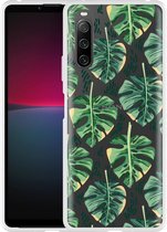 Sony Xperia 10 IV Hoesje Palm Leaves Large - Designed by Cazy