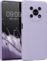 kwmobile telefoonhoesje geschikt voor Honor Magic4 Lite (5G) - Hoesje voor smartphone - Precisie camera uitsnede - In lavendel