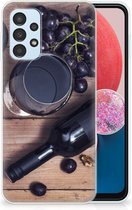 Telefoonhoesje Geschikt voor Samsung Galaxy A13 4G Leuk TPU Backcase Wijn