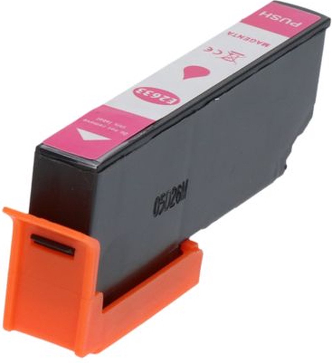 PrintAbout huismerk Inktcartridge 26XL (C13T26334012) Magenta Hoge capaciteit geschikt voor Epson