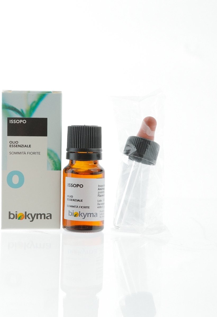 Goedkoopste Hysop Extra zuivere Essentiële Olie 100 natuurlijk 10 ml Biokyma - voor Aromatherapie, Verdamping, Massage en intern gebruik.