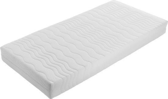 Matras 80x200 - 14cm dik - HR Koudschuim - Afritsbaar hoes - contour gesneden 7-zone - Ergoline