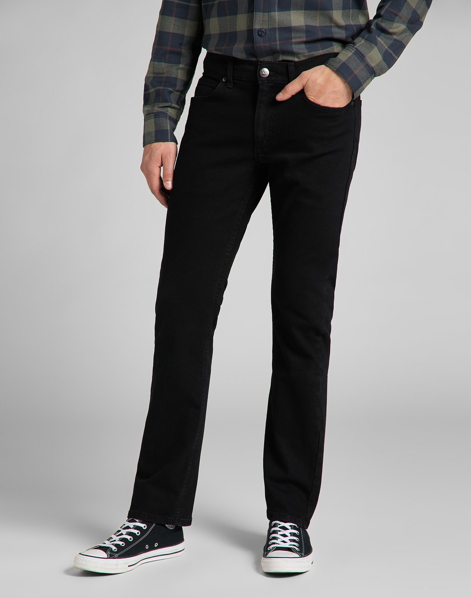 Lee Legendary Slim Mannen Jeans W30 X L34 Zwart