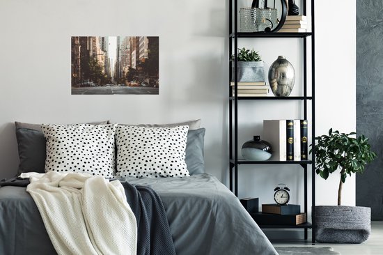 Poster Straat in New York - 30x20 cm