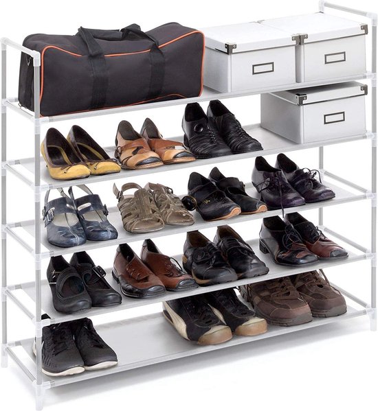 Schoenenrek - schoenenkast - voor het opbergen van schoenen - ruimtebesparend - voor veel paar schoenen 90,5 x 87 x 29,5 cm,